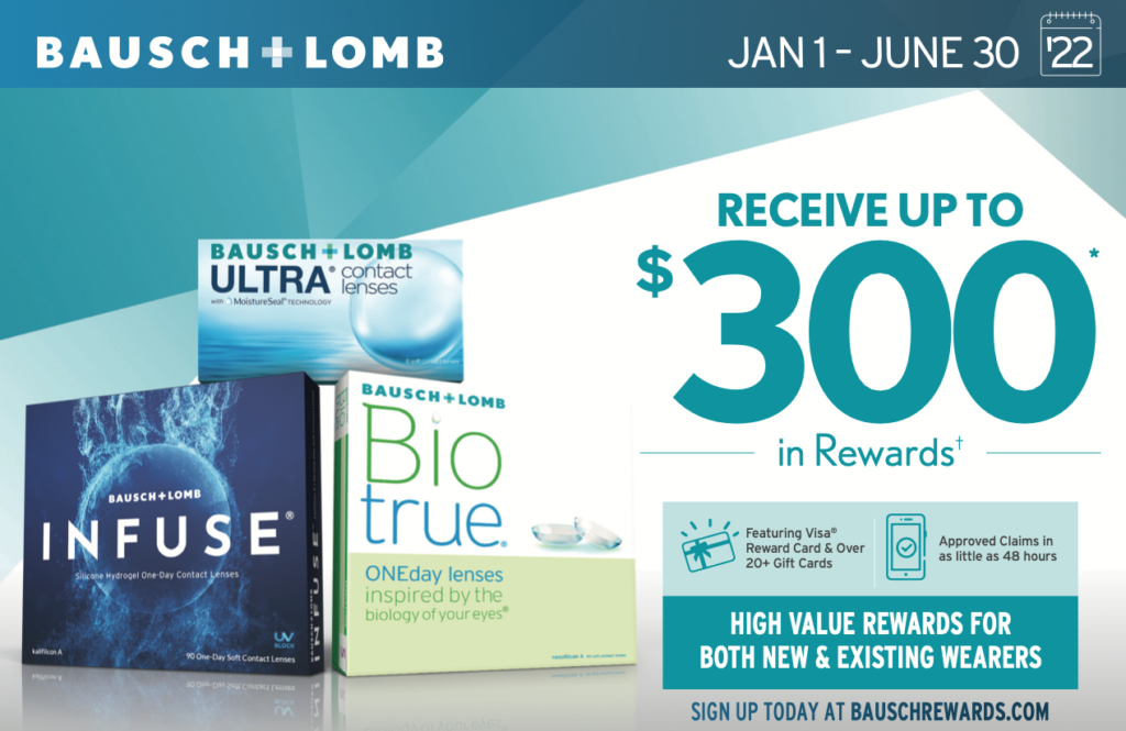 Bausch And Lomb Rebate Offer Code 2022